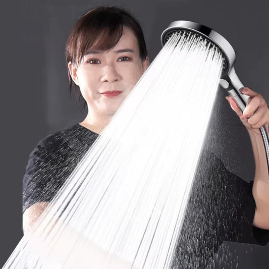 15CM Big Panel High Pressure Shower Head with Filter 3 Modes Large Flow Spray Nozzle Rainfall Shower Faucet Bathroom Accessories