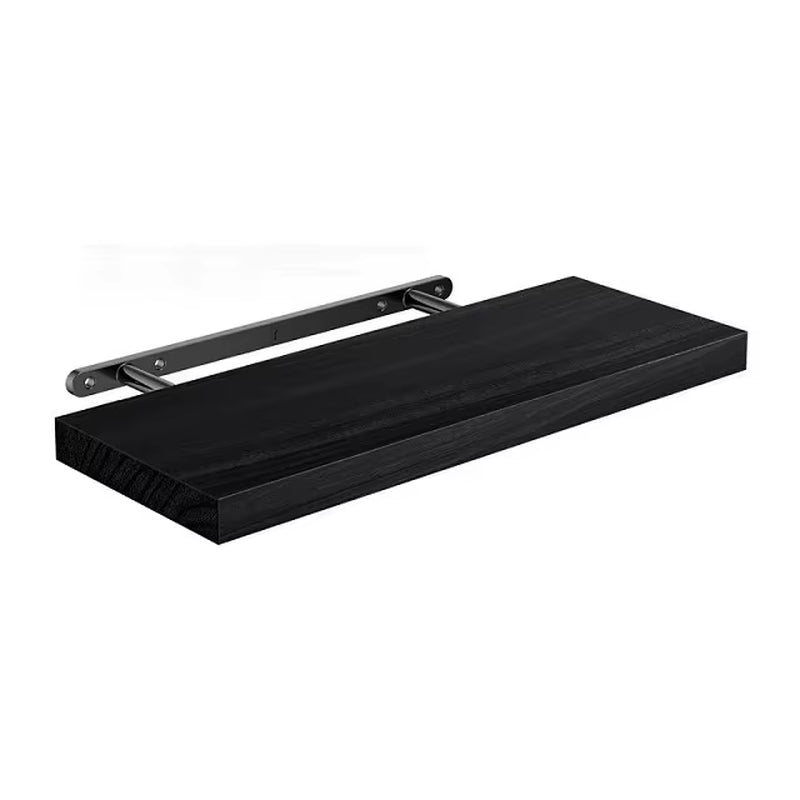 Solid Wooden Floating Shelves Wall Mounted Bookshelf Display Stand Storage Organizer for Bedroom Living Room Kitchen Home Decor