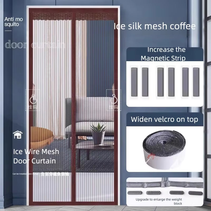 Magnetic Mosquito Net Door Fly Screen Balcony Door Insect Screen Mesh for Mosquito Nets Porch Screen Mosquito Protection Door