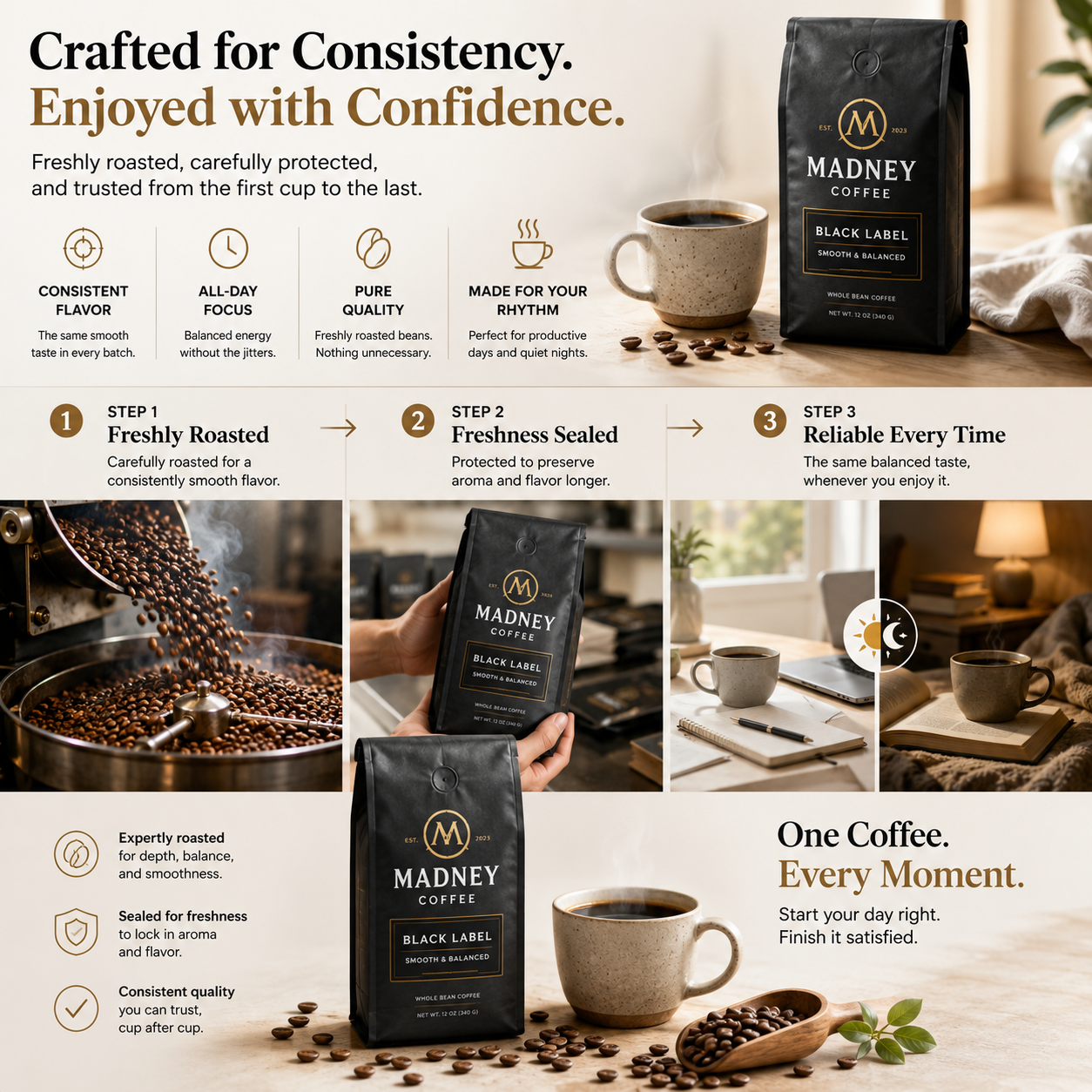 Madney Black Label | The Daily (Medium Roast)
