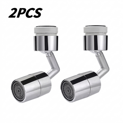 720° Swivel Faucet Extender – Splash-Proof Water Saver for Easy Sink Cleaning