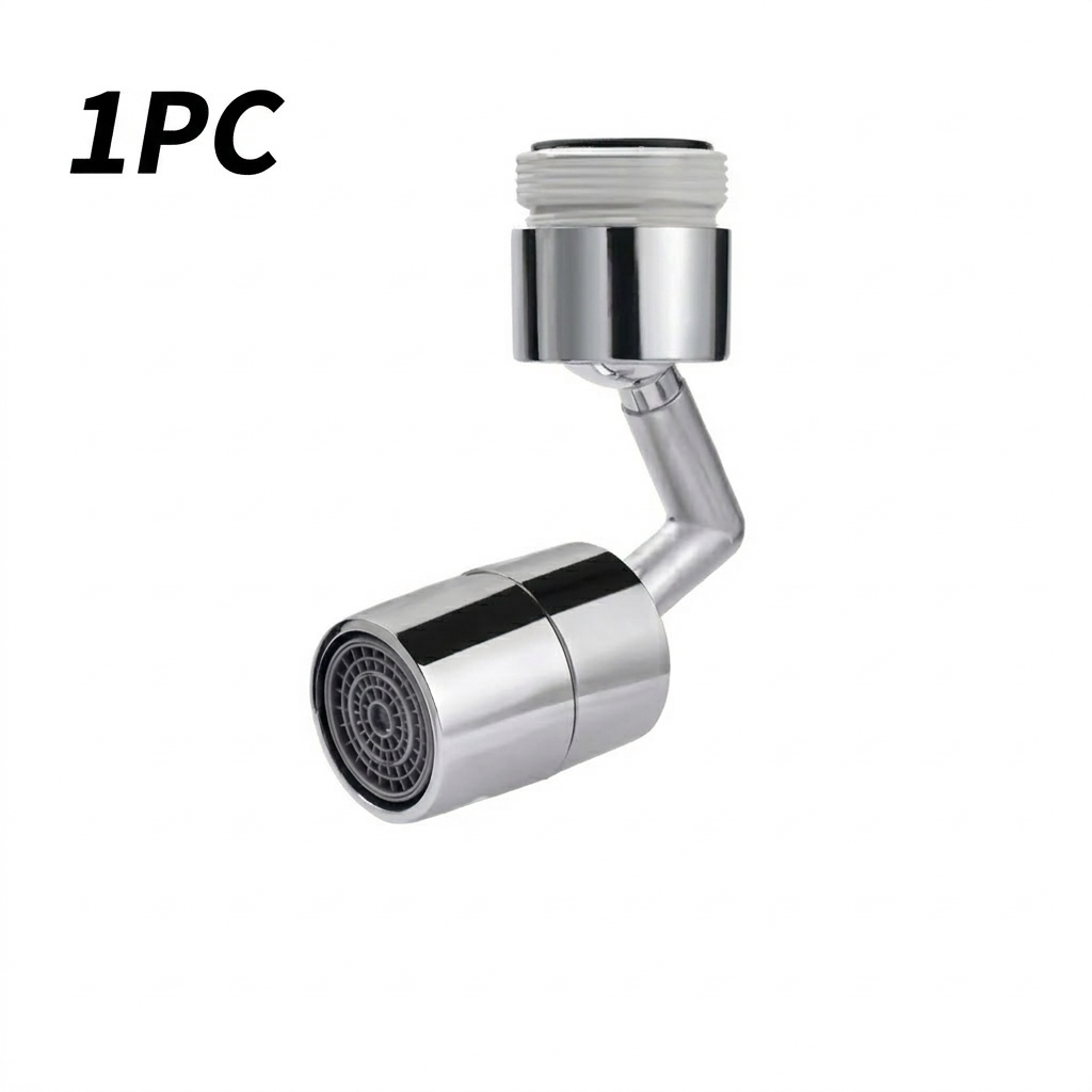 720° Swivel Faucet Extender – Splash-Proof Water Saver for Easy Sink Cleaning
