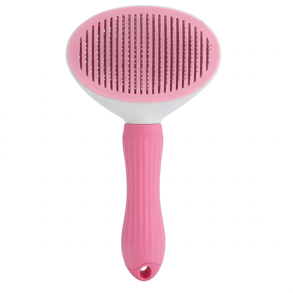 Self-Cleaning Pet Grooming Brush – Easy Hair Removal for Dogs & Cats