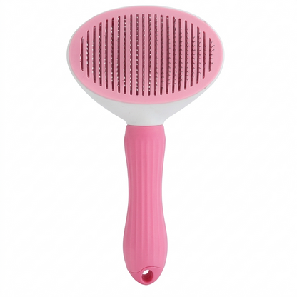 Self-Cleaning Pet Grooming Brush – Easy Hair Removal for Dogs & Cats